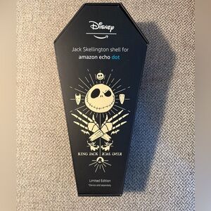 Disney Jack Skellington Black and Gold Echo Dot Cover